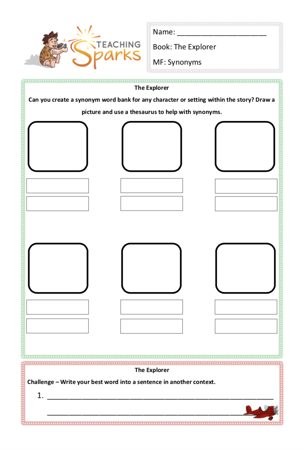 The Explorer Resources KS2 Literacy Resources Year 5 Year 6