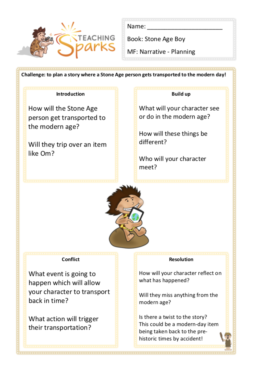Stone Age Worksheets For Kids