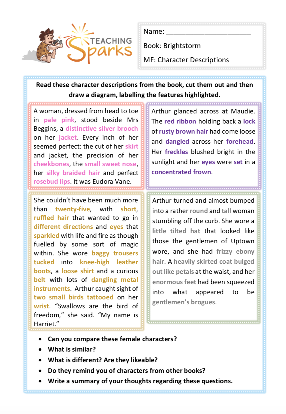 Teaching Brightstorm | Guided Reading KS2 | Literacy Resources | Year 4