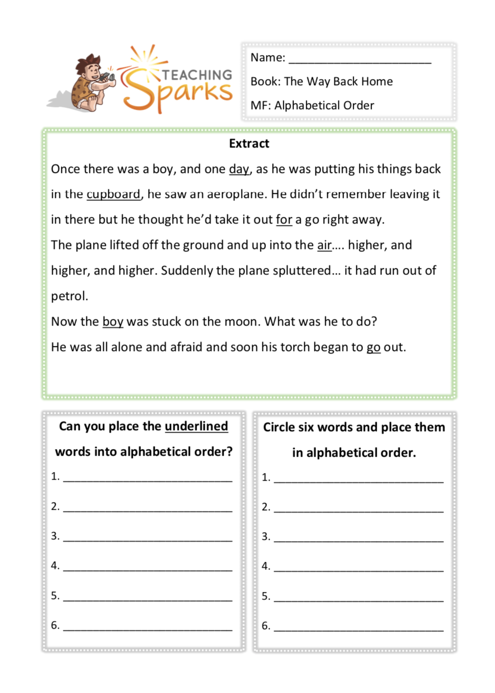 the journey home comprehension questions