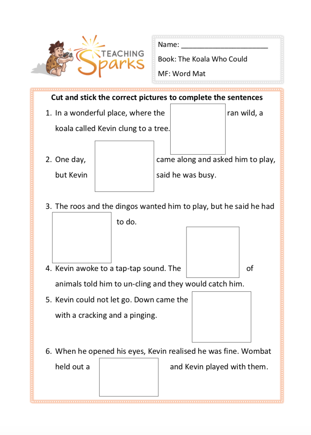 The Koala Who Could | Teaching Resources | KS1 | Reading Activities