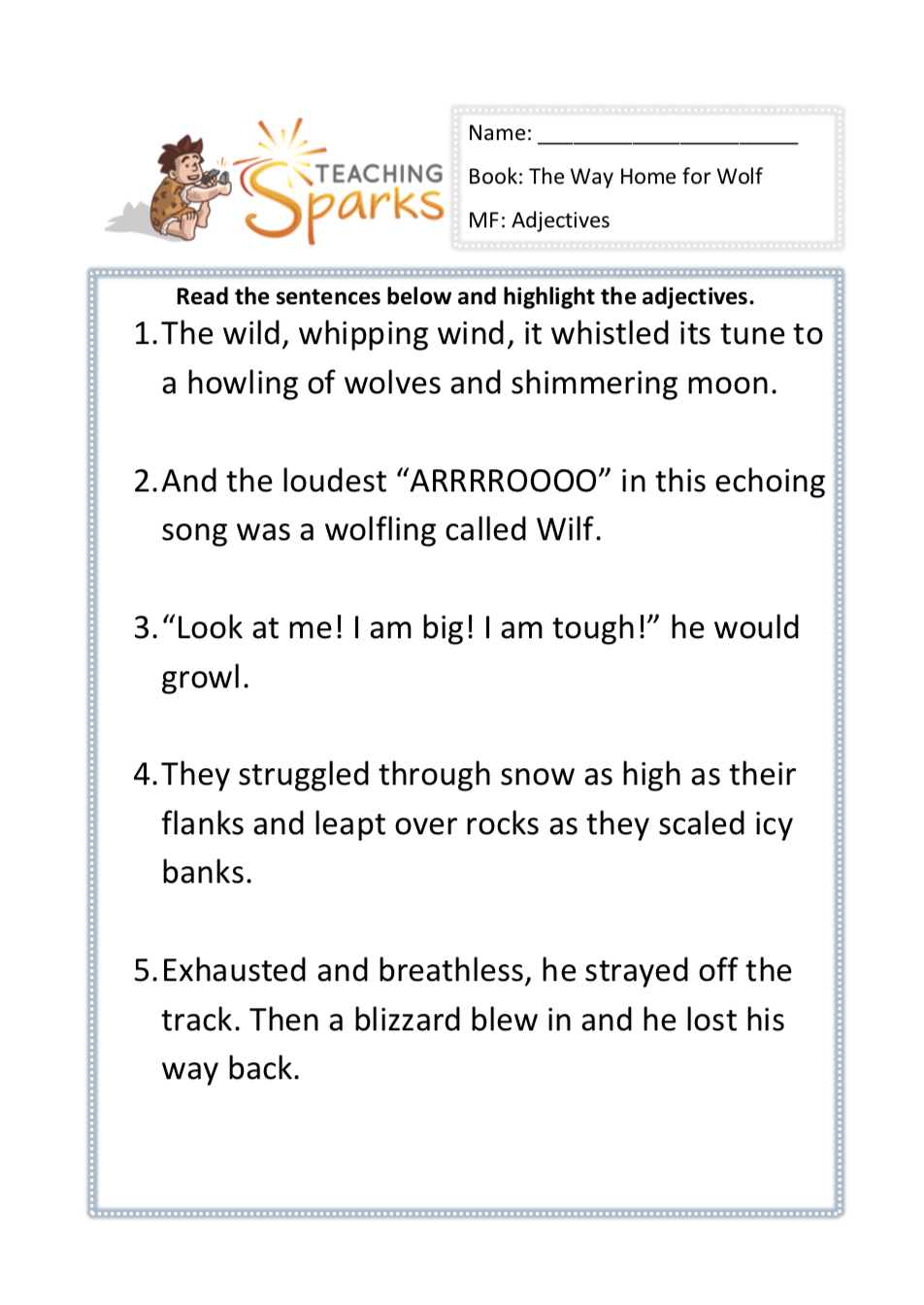 the-way-home-for-wolf-reading-resources-comprehension-activities-ks1
